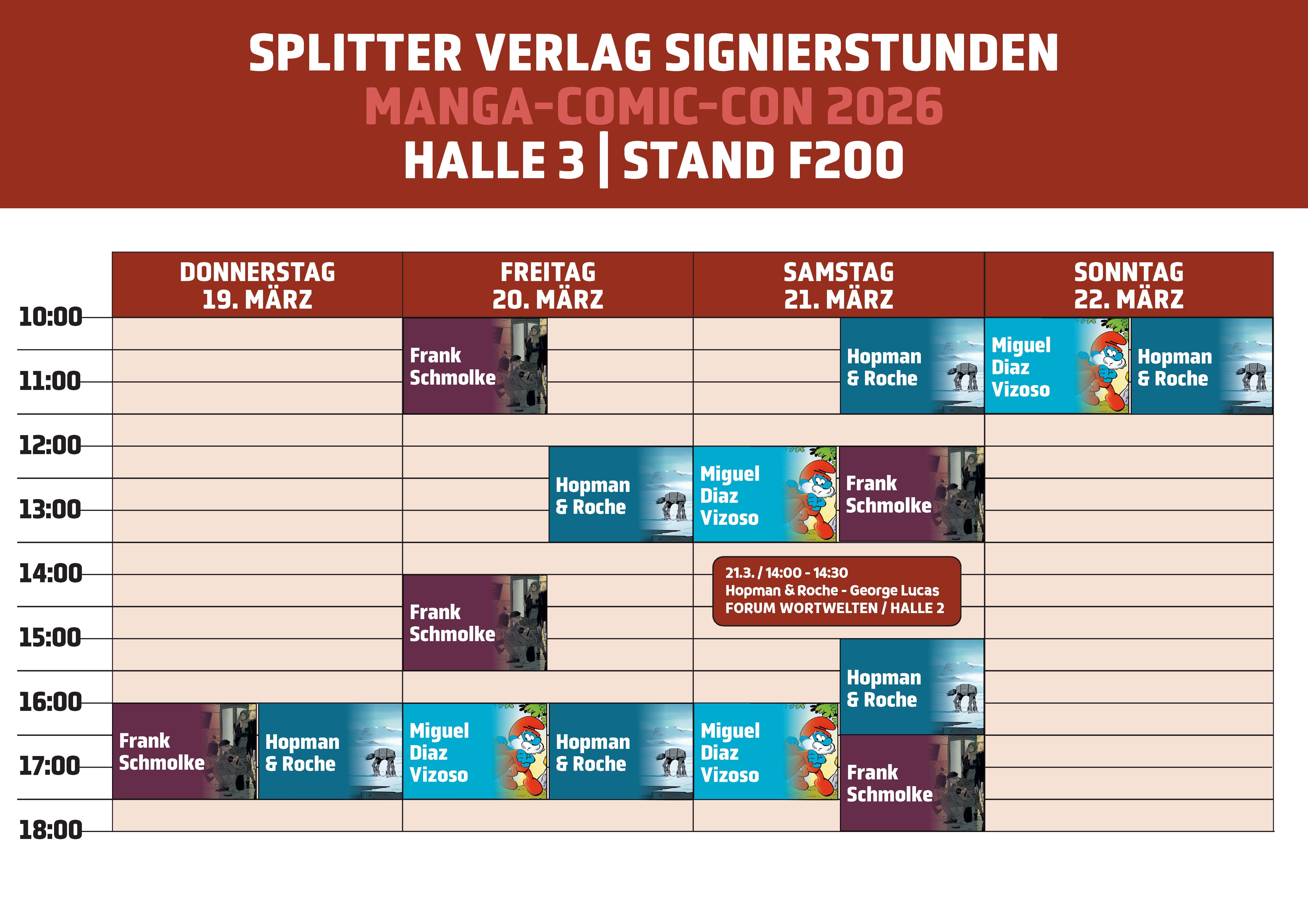 LBM 2026 Comic Signierplan