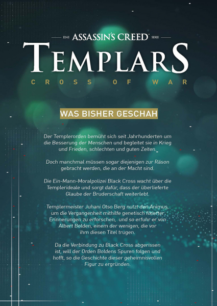 Assassin's Creed Templars Band 2: Cross of war (reguläre Edition)