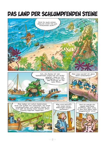 Die Schlümpfe und das verlorene Dorf 7: Das Land der schlumpfenden Steine