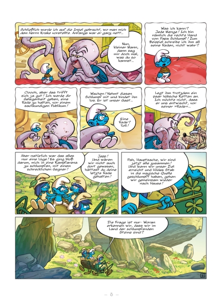 Die Schlümpfe und das verlorene Dorf 7: Das Land der schlumpfenden Steine