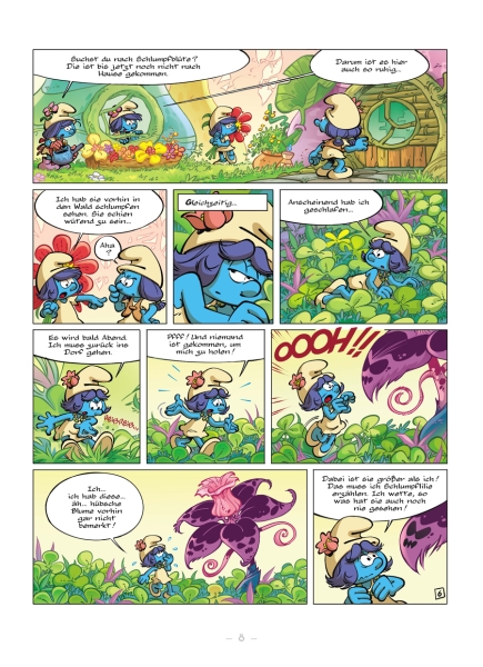 Die Schlümpfe und das verlorene Dorf 8: Hilfe, jemand hat Schlumpfblüte geschrumpft!