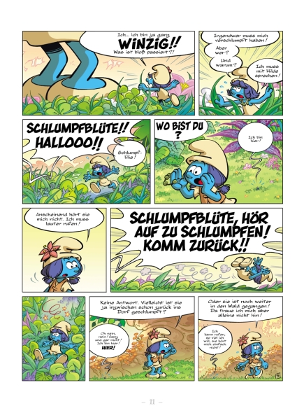 Die Schlümpfe und das verlorene Dorf 8: Hilfe, jemand hat Schlumpfblüte geschrumpft!