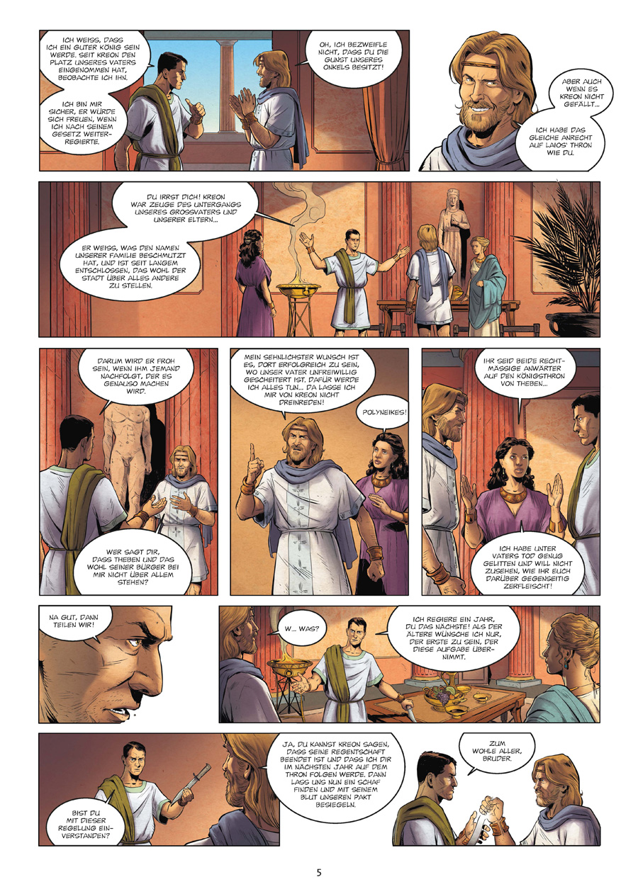 Splitter Verlag Comics und Graphic Novels Mythen der Antike Antigone