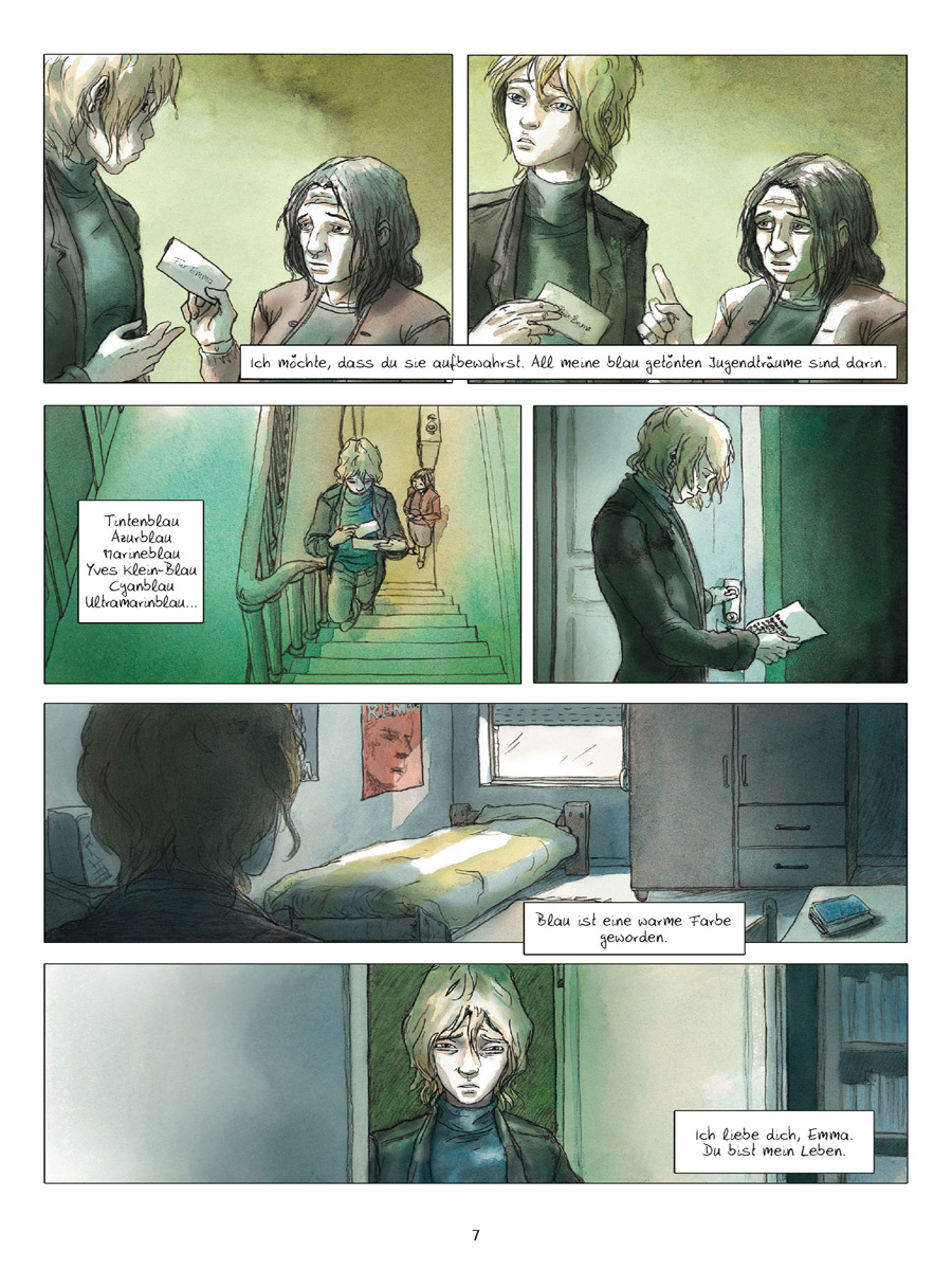 Splitter Verlag - Comics und Graphic Novels - Blau ist eine warme Farbe