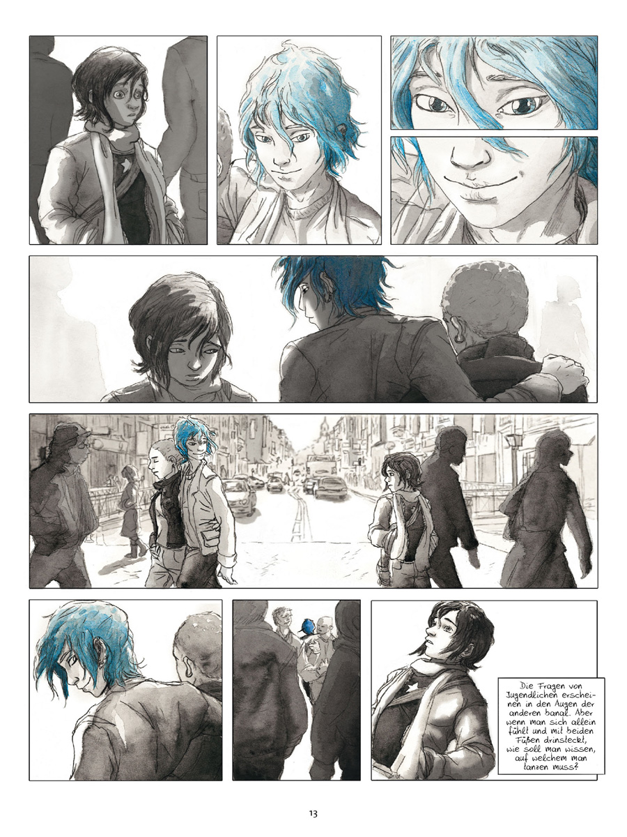 Splitter Verlag - Comics und Graphic Novels - Blau ist eine warme Farbe