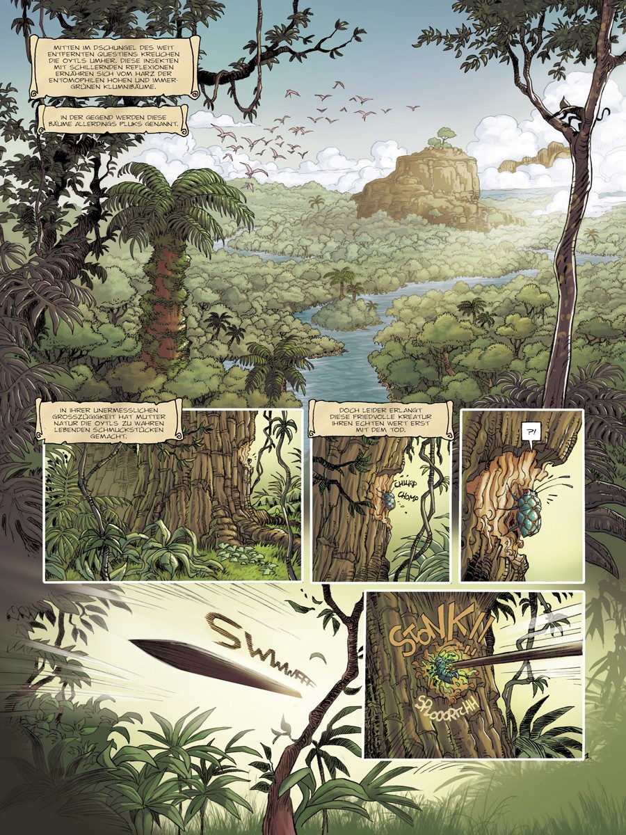 Splitter Verlag Comics und Graphic Novels Die grüne Hölle von Troy