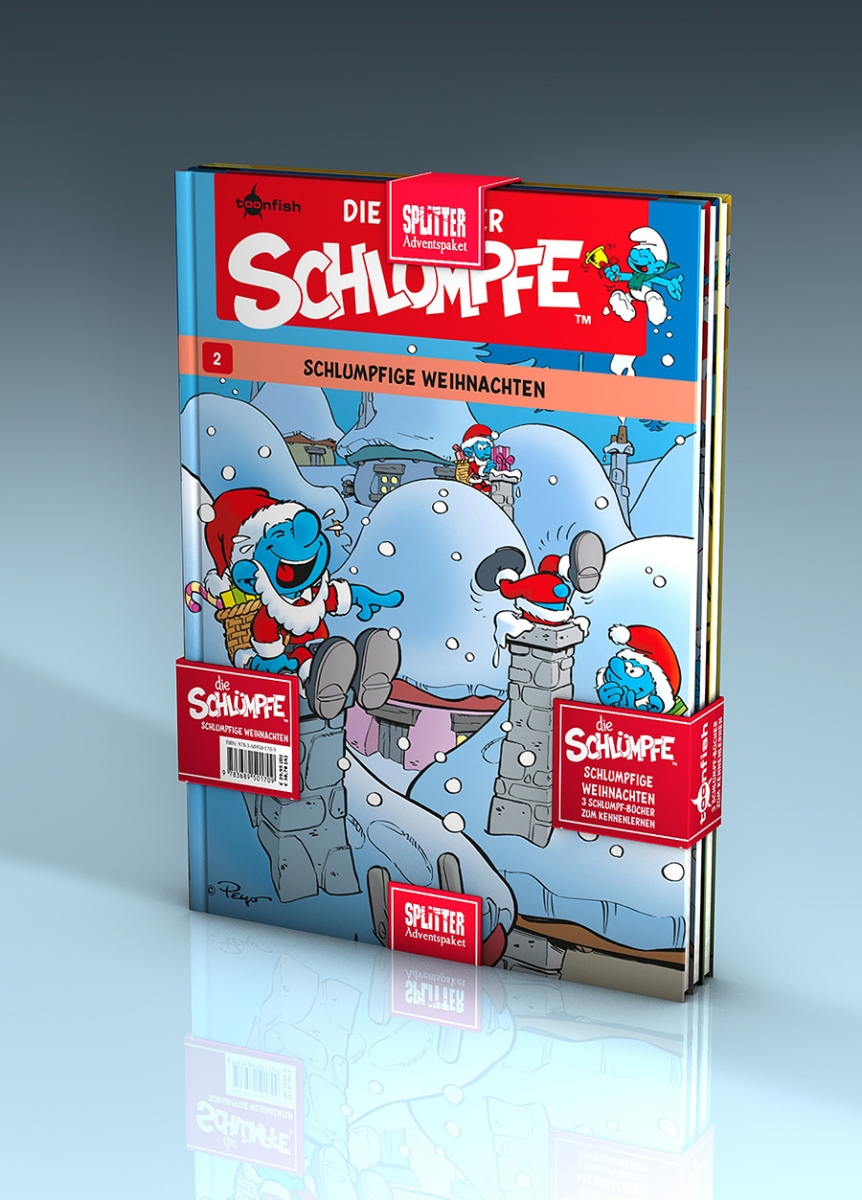 Die Schlümpfe Adventspaket: 3 schlumpfige Alben