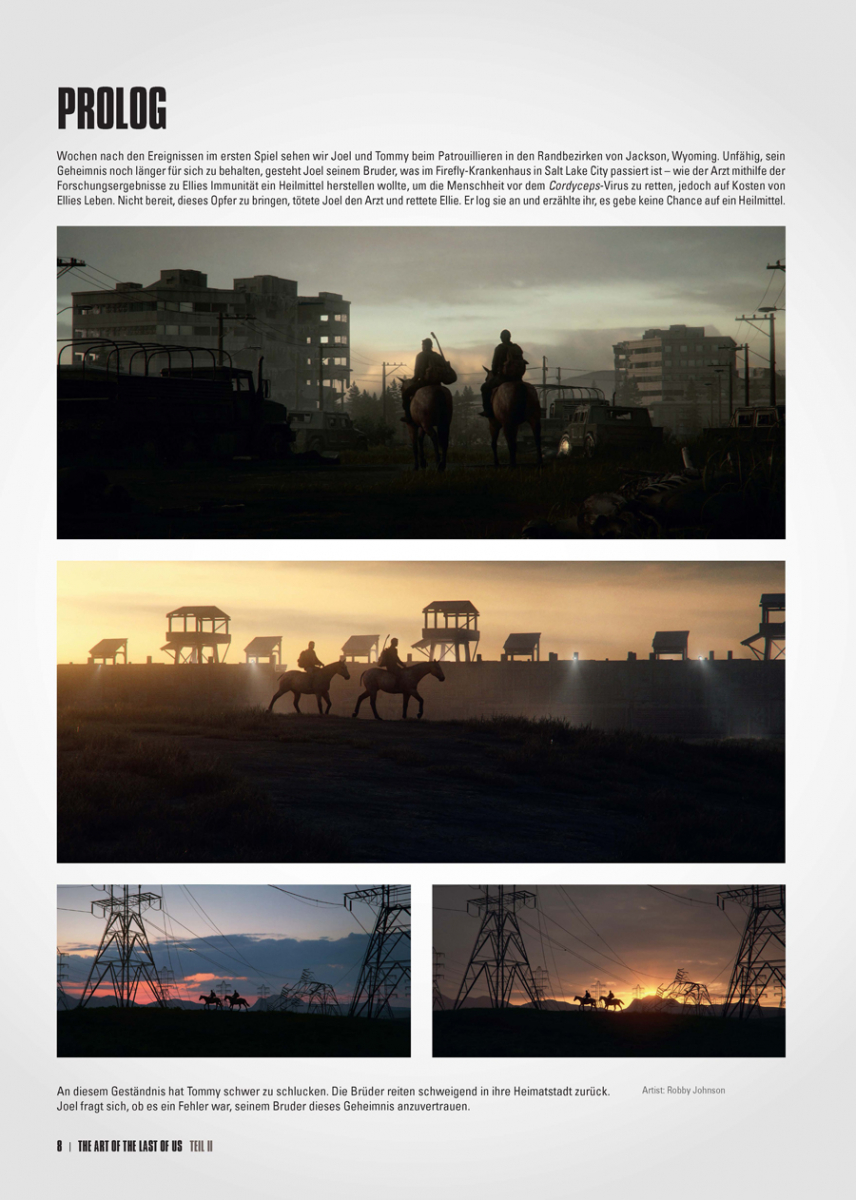 The Art of The Last of Us Teil II