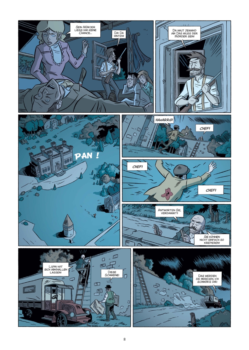 Arsène Lupin: Die hohle Nadel (Graphic Novel)