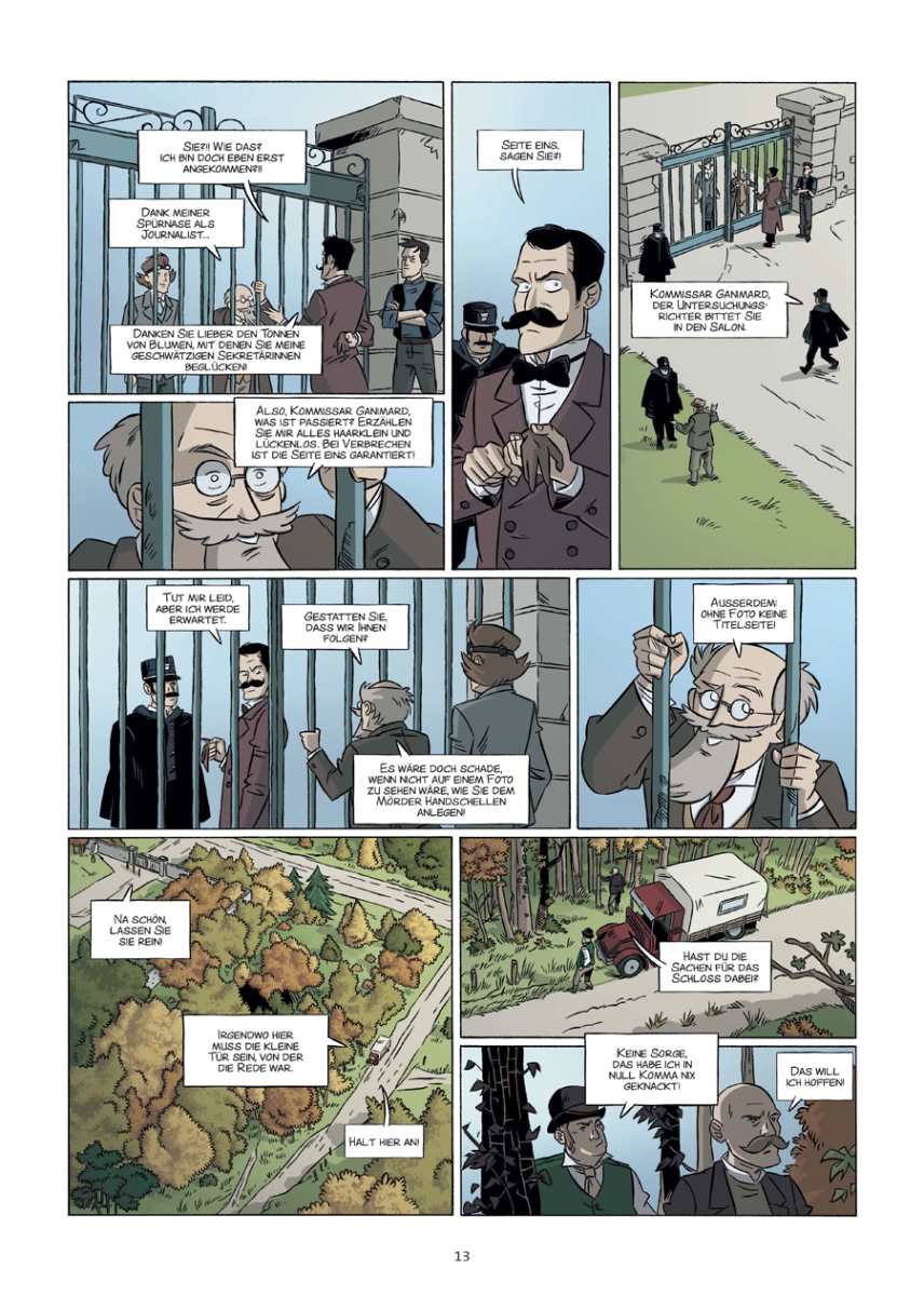 Arsène Lupin: Die hohle Nadel (Graphic Novel)