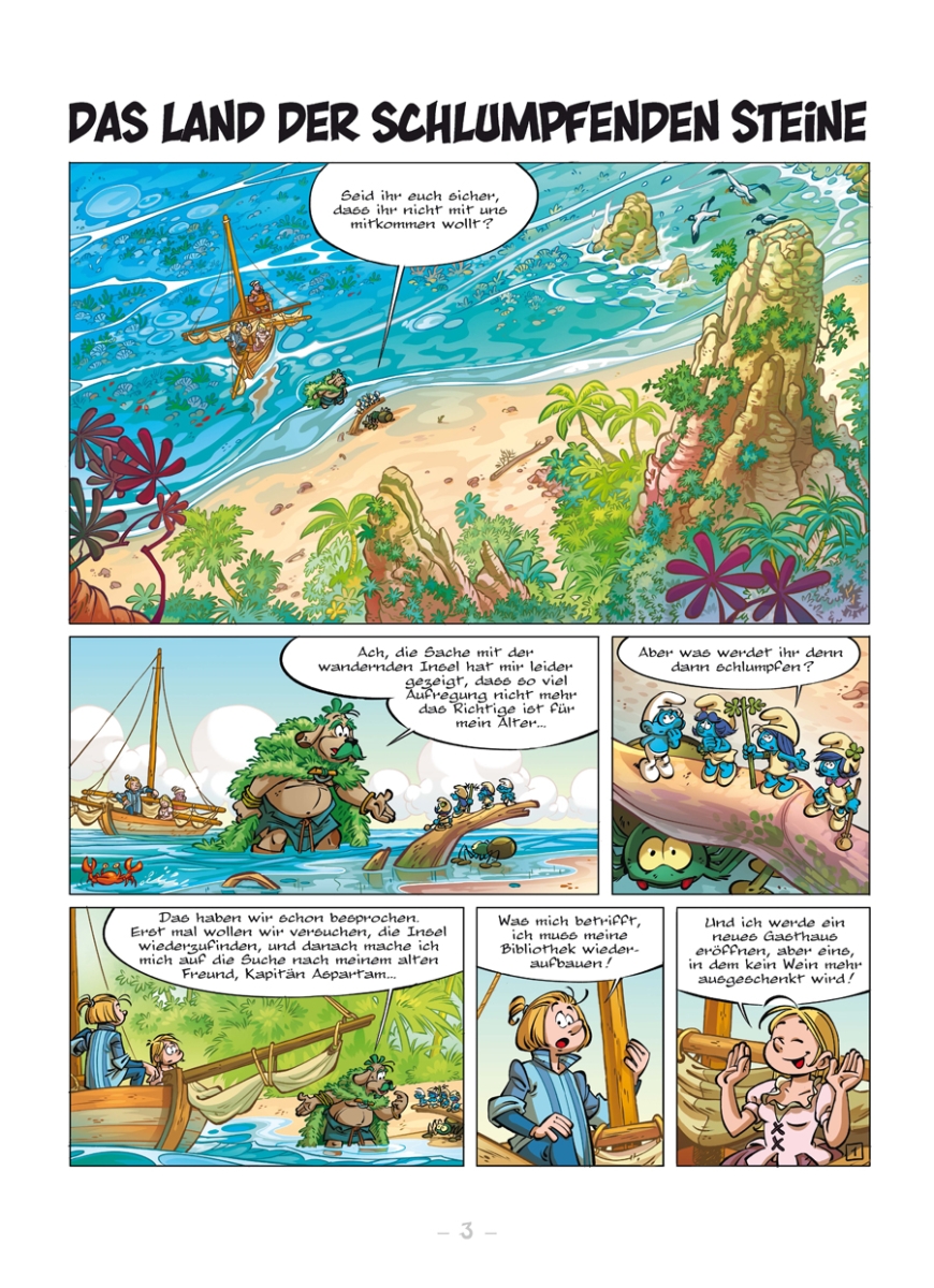 Die Schlümpfe und das verlorene Dorf 7: Das Land der schlumpfenden Steine