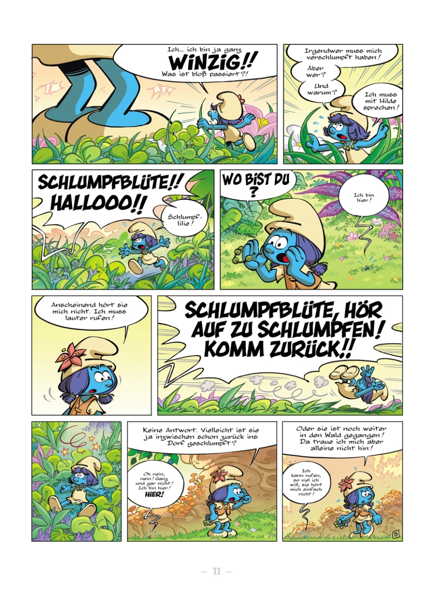 Die Schlümpfe und das verlorene Dorf 8: Hilfe, jemand hat Schlumpfblüte geschrumpft!