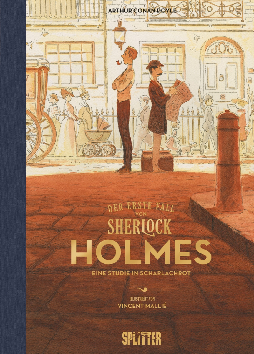 Sherlock Holmes: Eine Studie in Scharlachrot (illustrierter Roman)