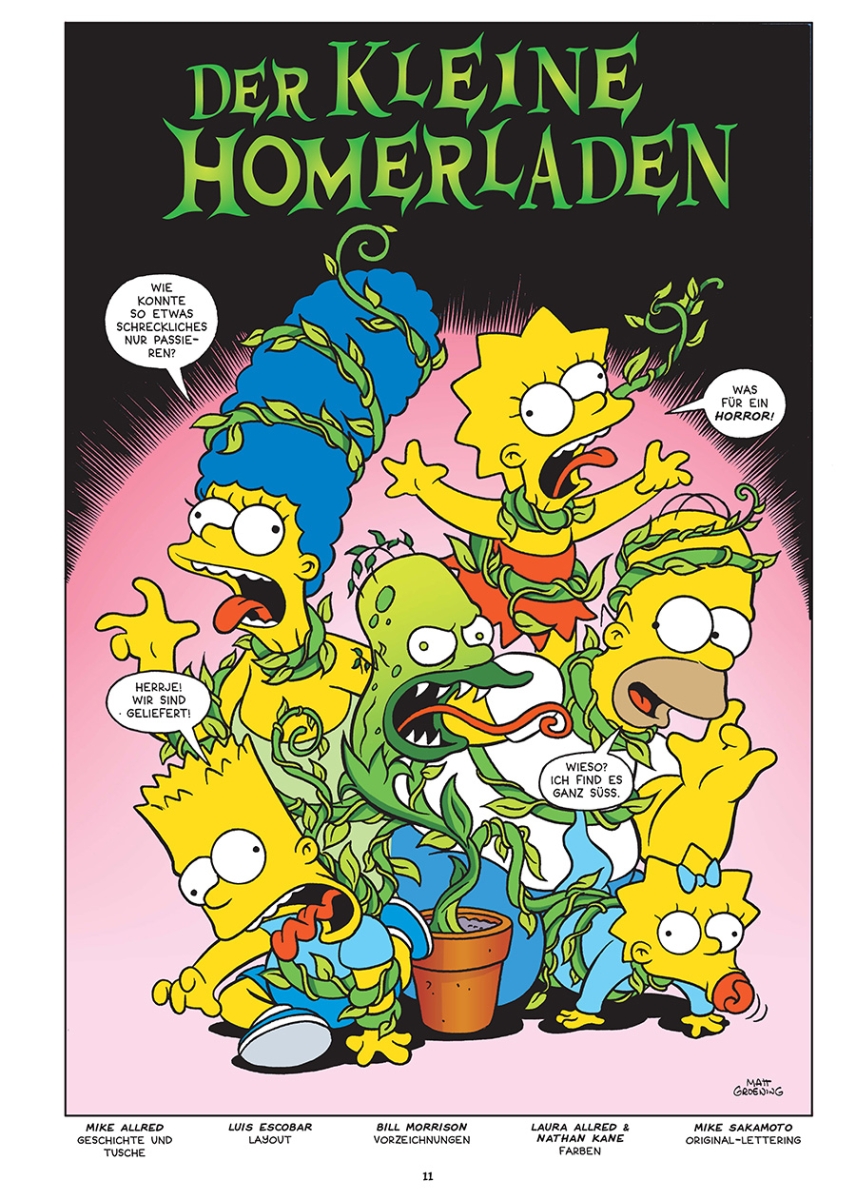 The Simpsons: Treehouse of Horror Necronomnibus 1: Grusel-Spektakel & Glibber-Tentakel